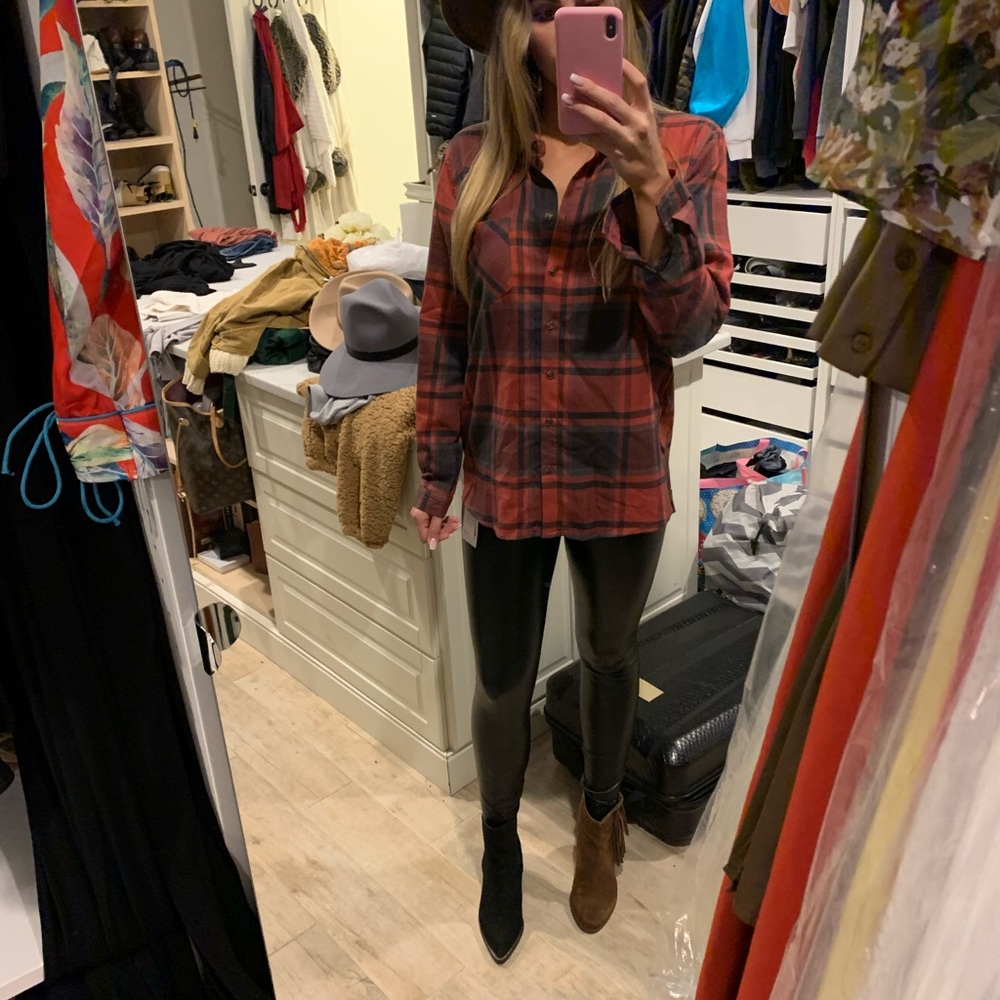 Oversized Plaid flannel